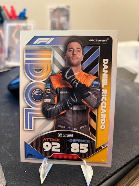 2022 Topps F1 Turbo Attax - Idol Daniel Ricciardo #342
