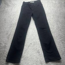 LEVI  S 724 High Rise Straight Women's Jeans Black Size 26