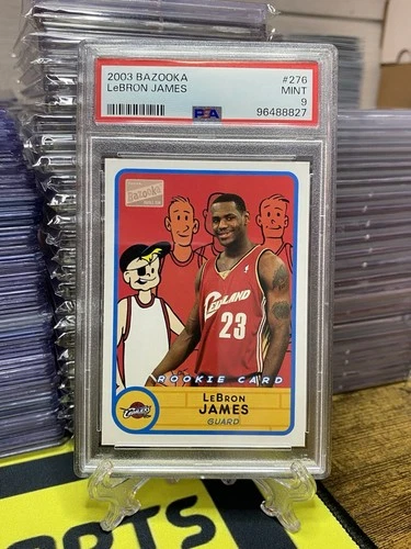 Lebron James 2003-04 Topps Bazooka #276 RC SP Rookie Card HOF New Slab PSA 9