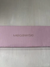 MEGAWISE Ionic Pro Ceramic Hair Straightener Brush Fast Heating Dual Voltage NIB