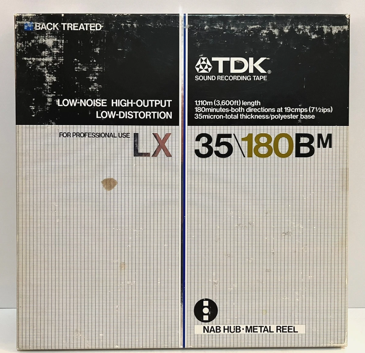 Bobine Ancienne TDK Synchrotape – Audio, Japon, Bande Utilisée (pour Pièces)