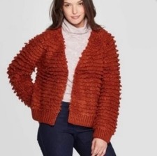 RB19 Universal thread Open cardigan sweater Size Large