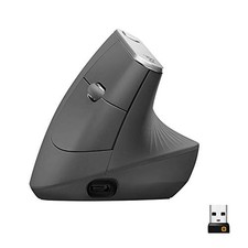 Souris ergonomique Logitech MX Vertical Bluetooth, radio optique noir, argent 4 