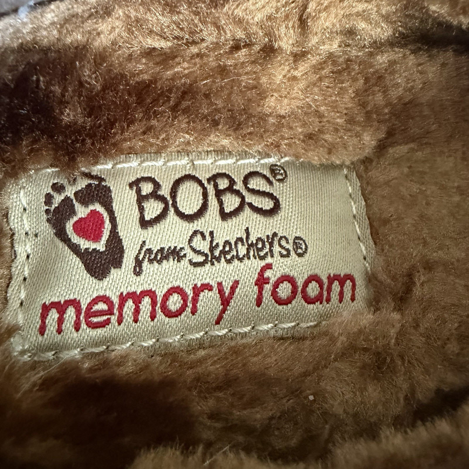 Bobs Skechers Women’s Memory Foam Fur Lined Hard Bottom Clog 7 Comfort Casual image 8