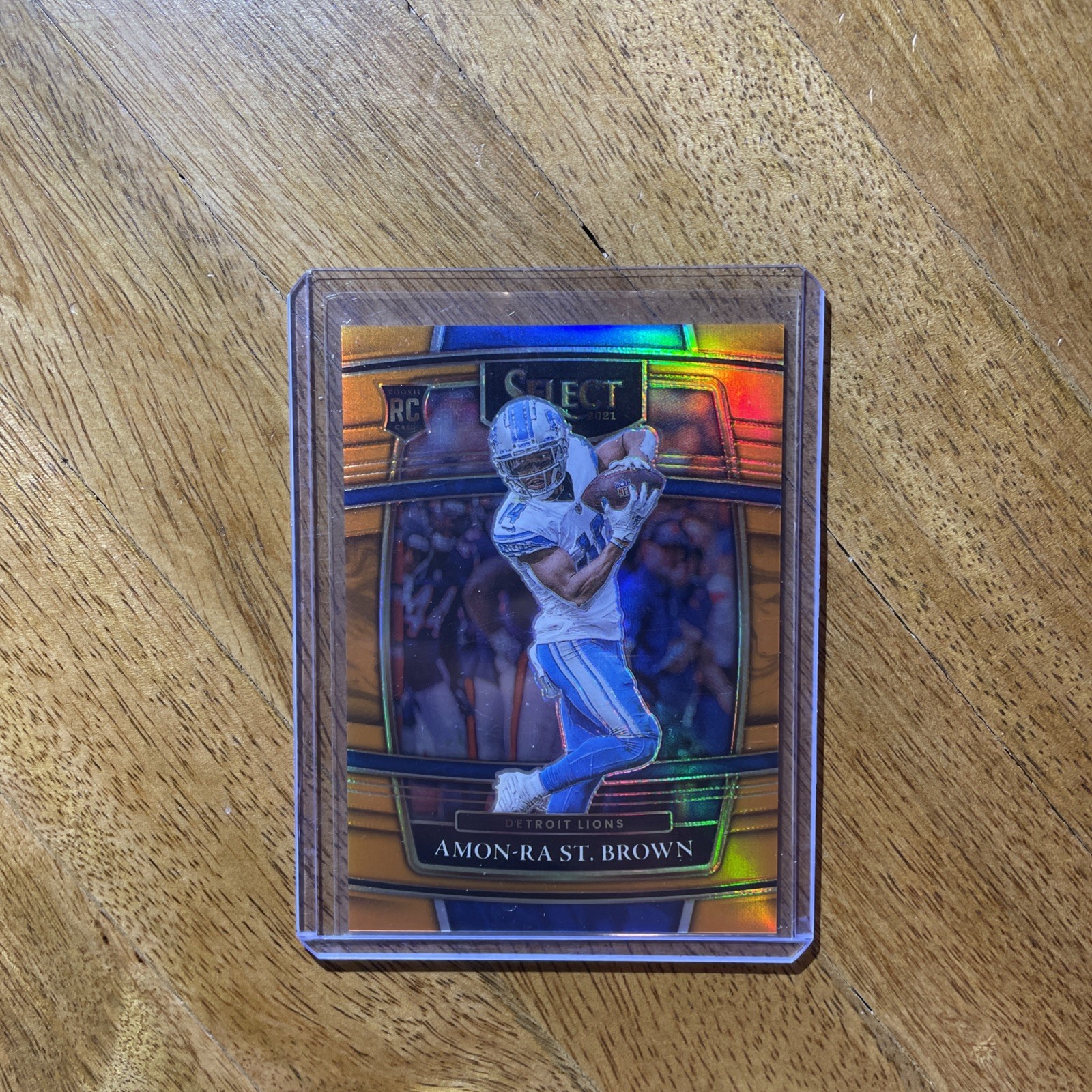 2021 Panini Select Concourse Amon-Ra St. Brown Orange Prizm Rookie /49! SP!