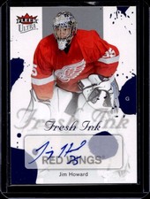 2005-06 Fleer Ultra Jimmy Howard Fresh Ink Auto #FI-JI2 Red Wings