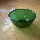 Vintage Anchor Hocking Forest Emerald Green Glass 6" Mixing Bowl MCM