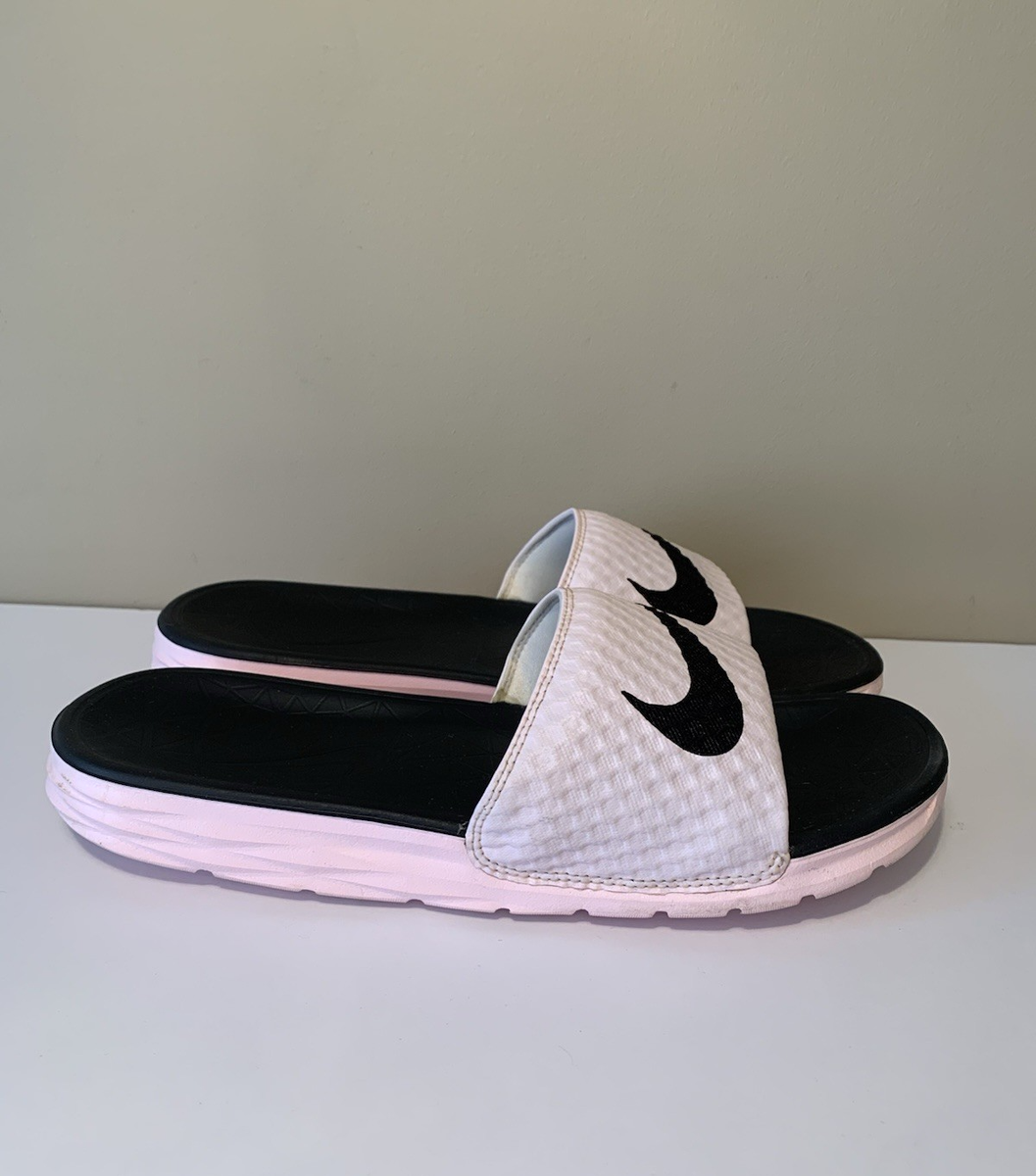 Nike Benassi Solarsoft Women's Size 11 Slides Sandals Artic Pink
