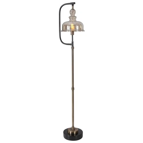 Elieser - 1 Light Industrial Floor Lamp Lamps Uttermost 28193-1 - Picture 1 of 12