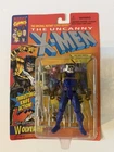Vintage The Uncanny X-Men Wolverine Blue Suit  Knife Action 1996 ToyBiz - SEALED