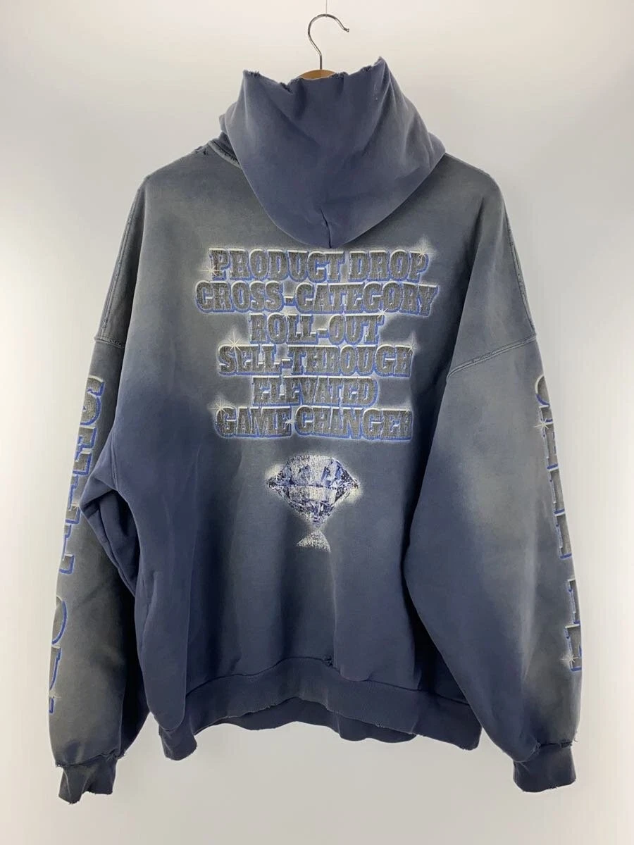 Felpa con cappuccio BALENCIAGA blu 2 usata