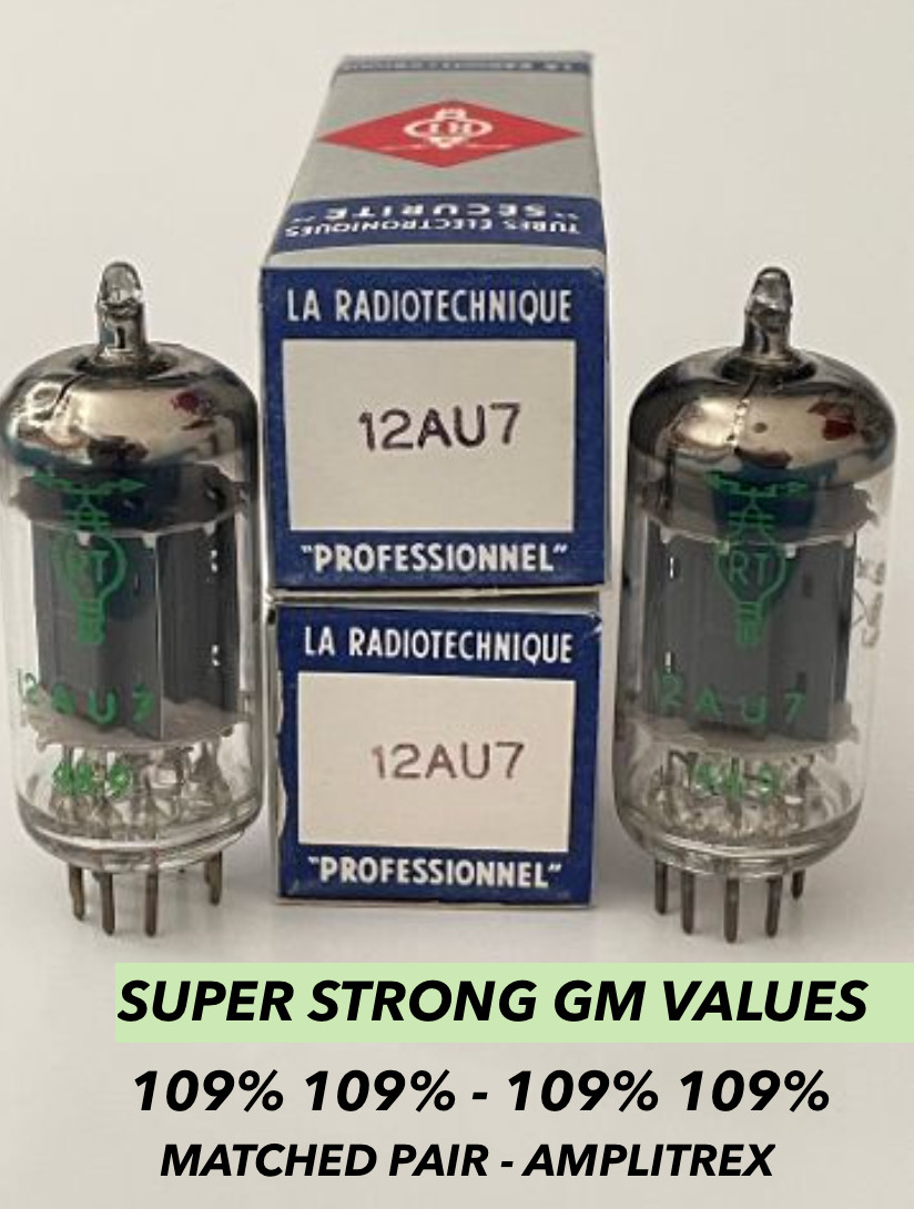 Tube audio 12AU7 ECC82 RT 1959 Mullard pour restaurer un préamplificateur hifi