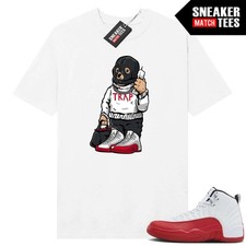 Retro 12 Cherry Shirt to Match   Trap Bear Tee   Streetwear Apparel