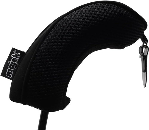 Black All Hybrid Headcover Set 3 4 5 Golf Club Covers Head Cover Mesh - Picture 6 of 6
