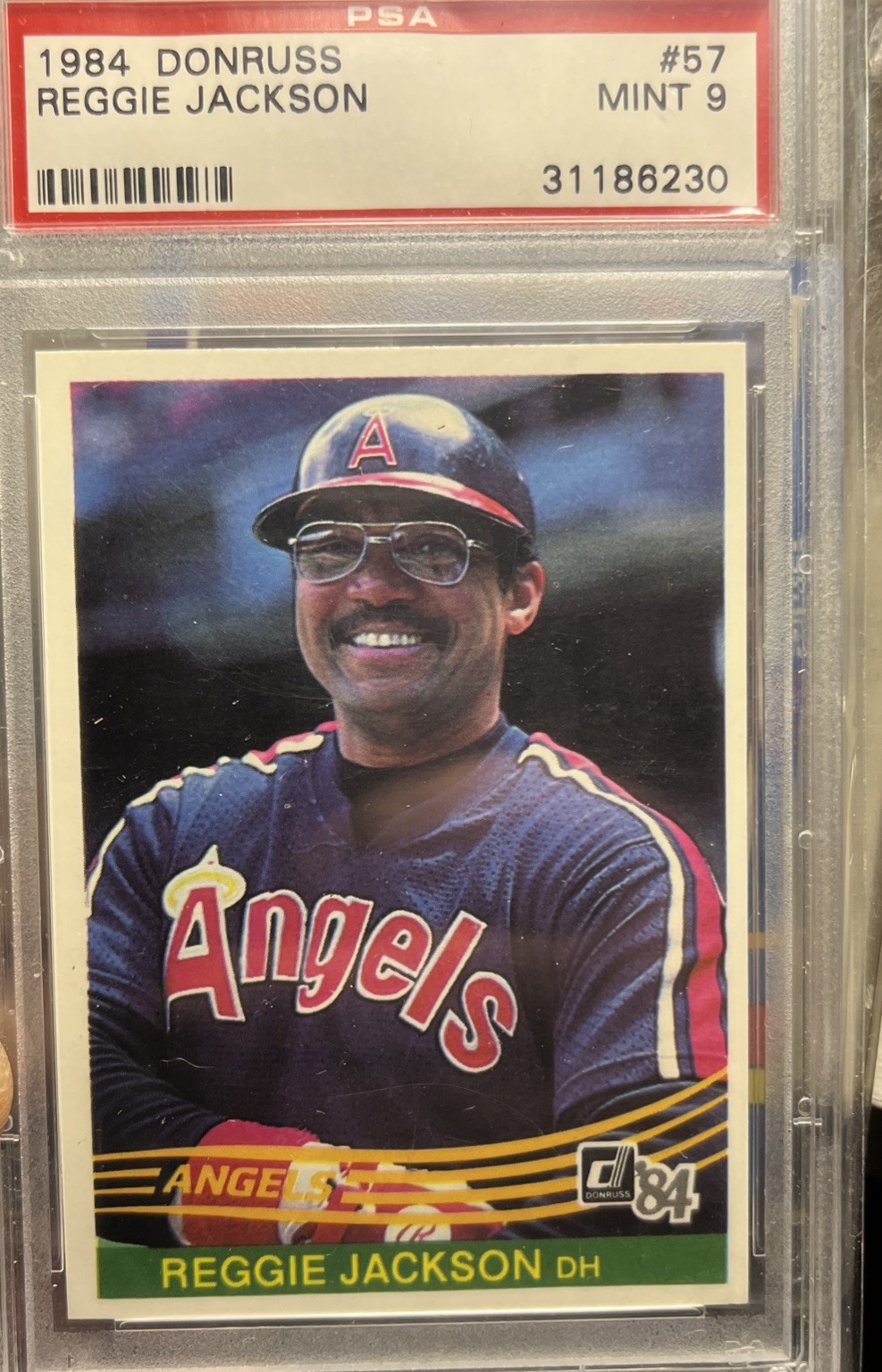 1984 Donruss - Reggie Jackson #57 PSA 9 Mint