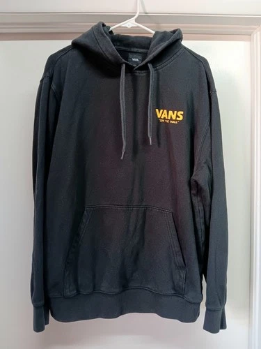Vans Pullover Hoodie Since 1966 Stay Cool Skeleton On Float Men's Large Black
