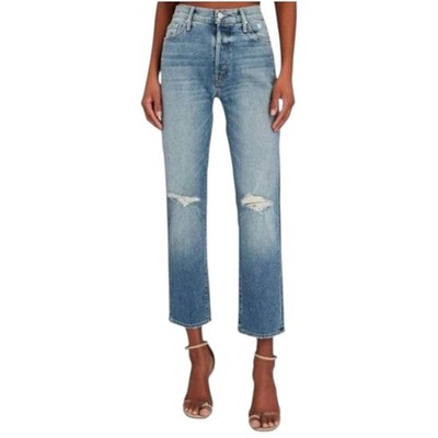 Mother Denim The Trickster Ankle Straight Jean size 27 in Cryin' on Holy Ground