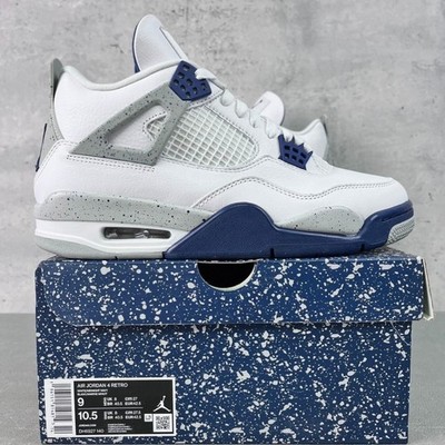 Nike Air Jordan 4 ''Midnight Navy'' Men's Retro Basketball Shoes Mid Top