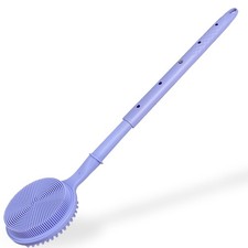 Back Scrubber for Shower, 16-24 Inch Extendable Bath Extra long, Purple