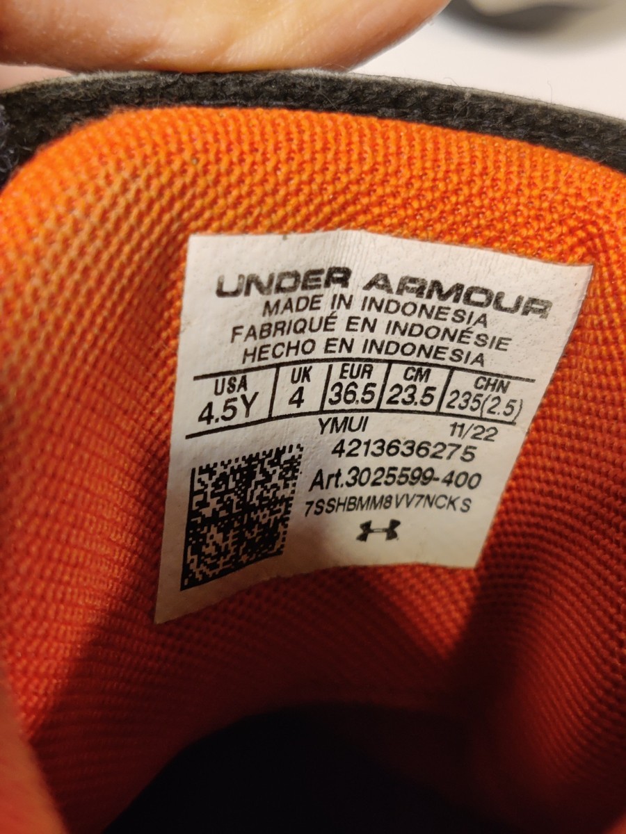 Size 4.5 Kid Under Armour Harper 7 Mid USA Flag Softball Baseball