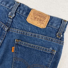 Vintage 70-80s Levi's 705-0217 Jeans Mens 29x32 Blue Orange Tab Student USA EUC