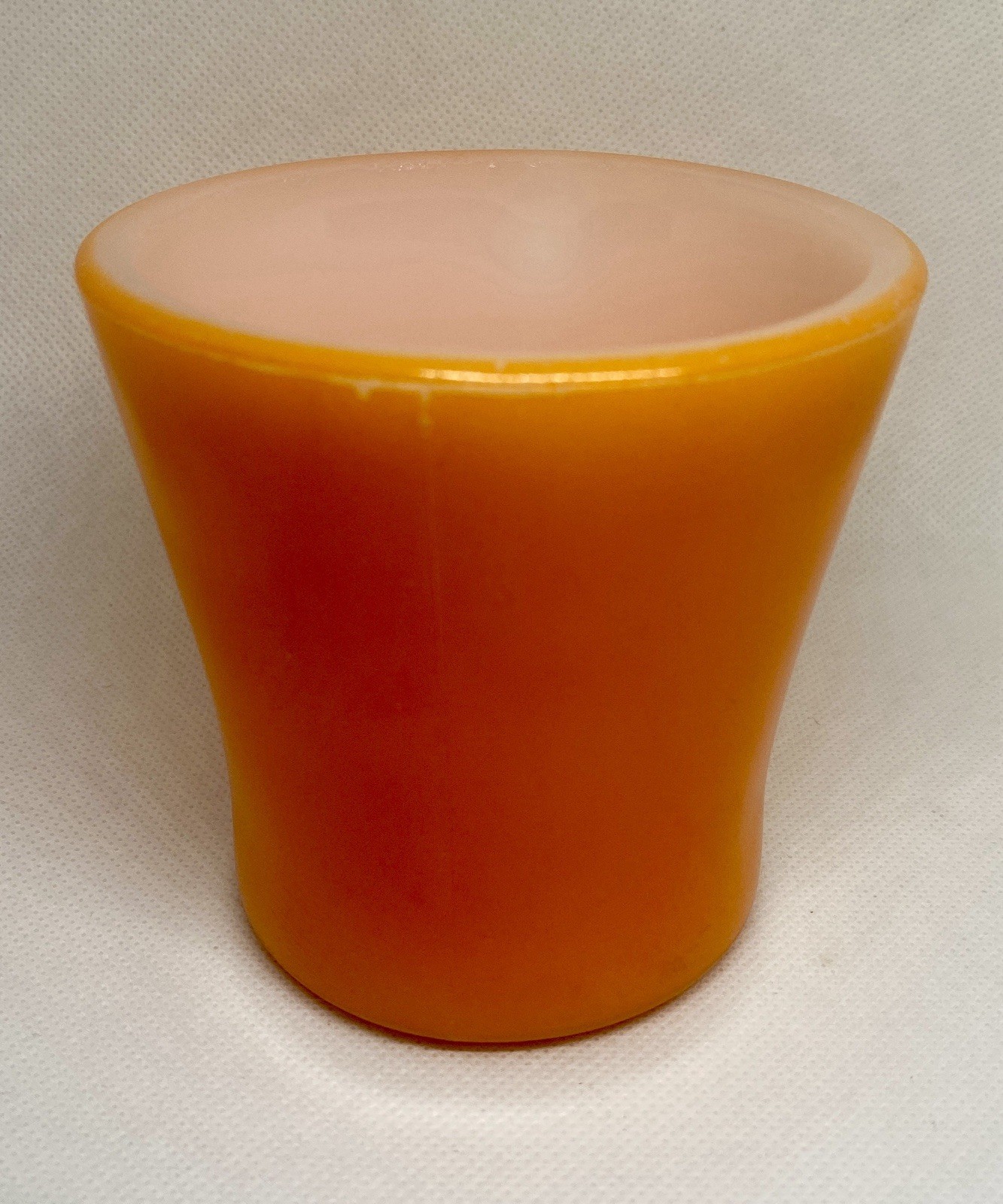 GlasBake Coffee Cup Mug Vintage Tang Orange Retro D Handle Drink 8 oz Memories