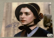 Anne Hathaway Signed Autographed 8x10 Photo BECKETT BAS COA Hot!