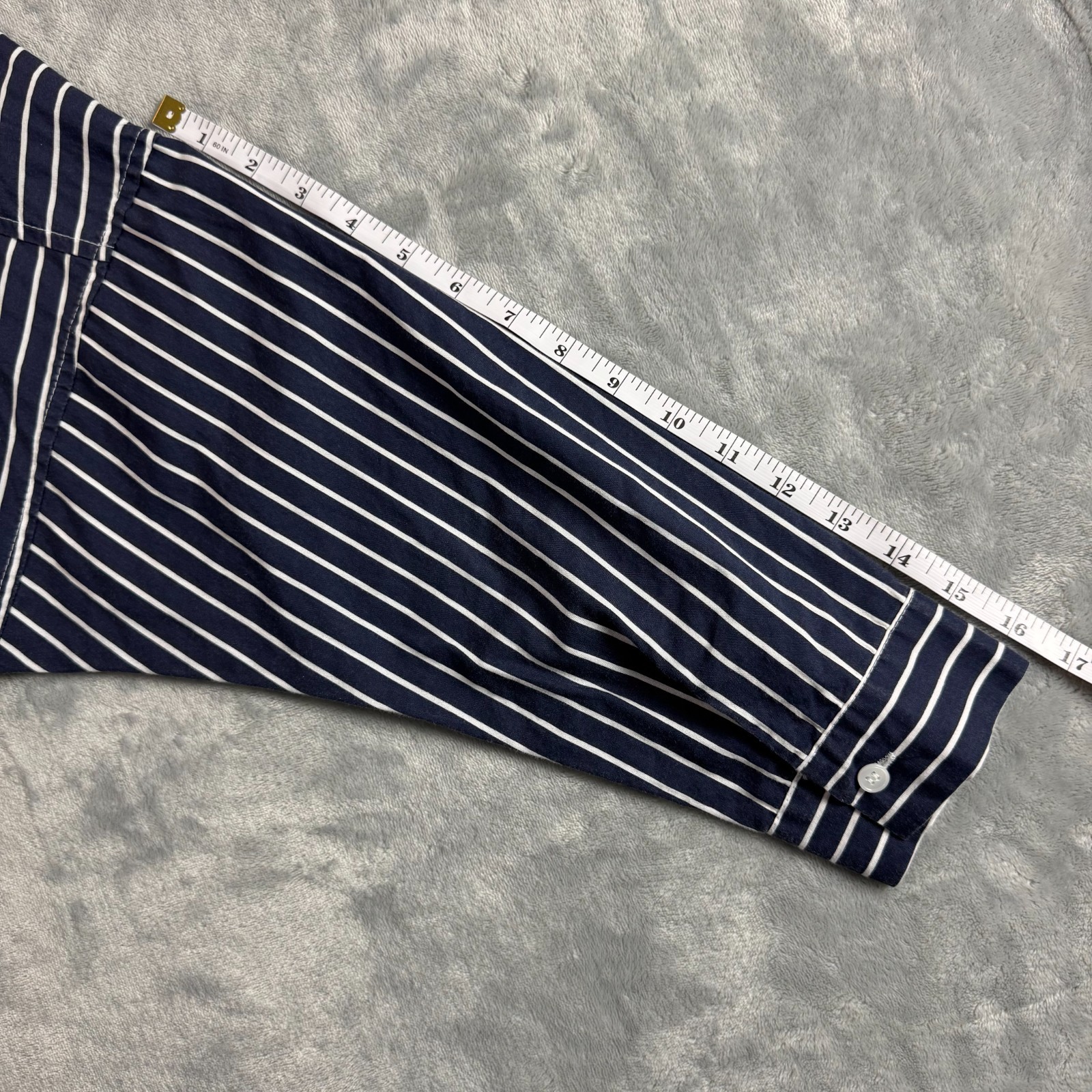 Codes Combine Striped Button Down Shirt Skull Emb… - image 10