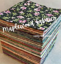 JUMBO Lot of 100 6" X 6" SQUARES PRECUT 100 Cotton Fabric NO DUPLICATES