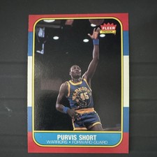 Fleer 1986-87 Series Purvis Short #100 Golden State Warriors Basketball