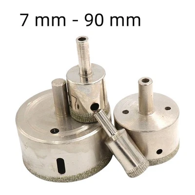 Diamantbohrkrone Fliesenbohrer Diamant Bohrkronen 7 mm - 90 mm für Glas Keramik - Bild 1 von 4
