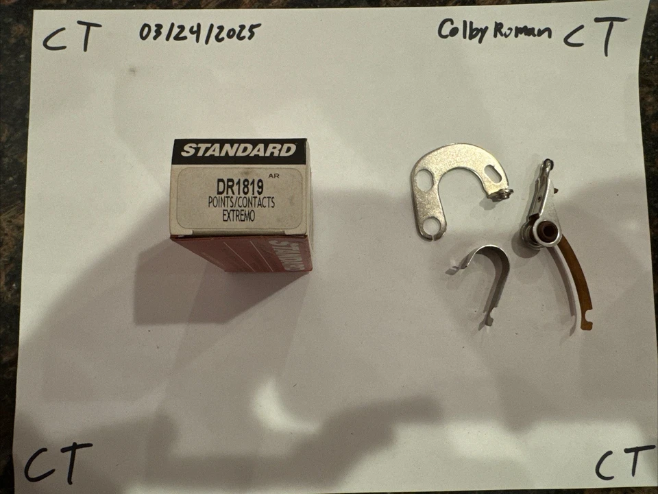 Juego de contactos para 1930-1936 Studebaker Dictator Dictator Modelo 61 Dictator Model Foto 2 de 3