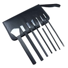 7pcs Pedicure Knife Set Ingrown Toenail Tools with PU Storage Bag High Mangan...