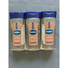 Lot of 3 Vaseline Cocoa Radiant Body Gel Oil 6.8 fl oz 200 ml Pure Cocoa Butter
