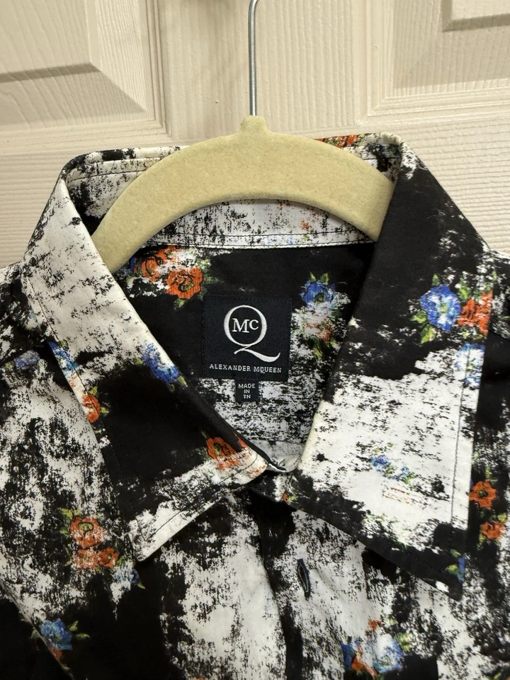 Camisa negra con botones Alexander Mcqueen negra para hombre talla 50 talla grande de Estados Unidos Foto 2 de 4