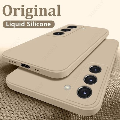 Premium Silikonhülle Samsung S25 S24 S23 S22 Ultra A55 A54 A53 A52 Stoßfest Case