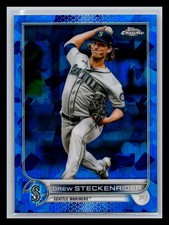 Drew Steckenrider Seattle Mariners #US205 Topps 2022 Chrome Update Sapphire