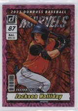 2023 Panini Donruss Marvels Pink Fireworks Jackson Holliday #M3 p7q