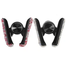 2pcs Car Phone Holder: Clip On Air Vent Cellphone Bracket - Stable Mount Clamp