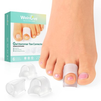 Hammertoe Corrector - Toe Straightener to Curled Toes, Broken toe, Bunion Cor...