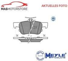 SATZ BREMSBELÄGE BREMSKLÖTZE HINTEN MEYLE 025 222 3116/PD A FÜR FORD USA EDGE