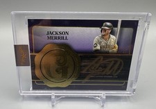 Topps Five Star 2025 Jackson Merrill Golden Graphs Purple Auto /25 Padres #GG-JM