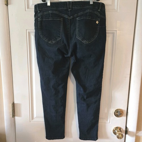 Democracy Jeans Womens 12 Blue Skinny Ab Solution Stretch Denim Cotton Blend - Picture 3 of 9