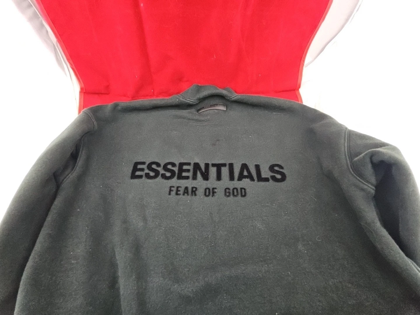 Felpa girocollo Fear of God Essentials Off nera taglia XS