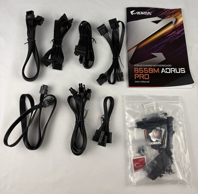 Ribbon PSU Wires and Accessories for Gigabyte B550M Aorus PRO Motherboard Unused