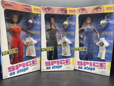 Galoob Spice Girls Dolls x 3 on Stage Girl Power Tour Scary  Sporty Posh 90s