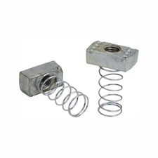 COOPER B-LINE FN228 EZ Twirl Nut 3/8" Steel UNC 16 TPI Zinc Electroplated