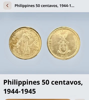 Silver 1945 Year Philippine Coins for sale | eBay