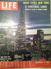 Life International December 19 , 1960 New York Life International Magazine: