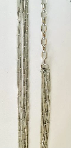 Vintage SilverTone MultiLayered ParkLane PL Costume Jewellery Statement Necklace